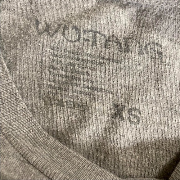 Wu-Tang Gray and Yellow Women's Short Sleeve Tee 🐝 🤲 - Picture 3 of 6